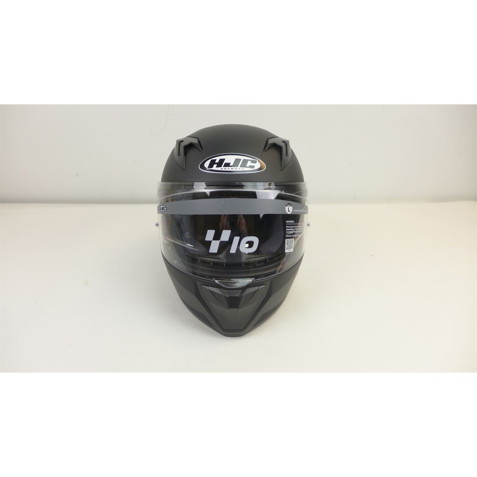 HJC Youth Y10 Helmet - Solid - Flat Black - Large OPEN BOX [MPN: FP70NUSGXBSV]_2714888