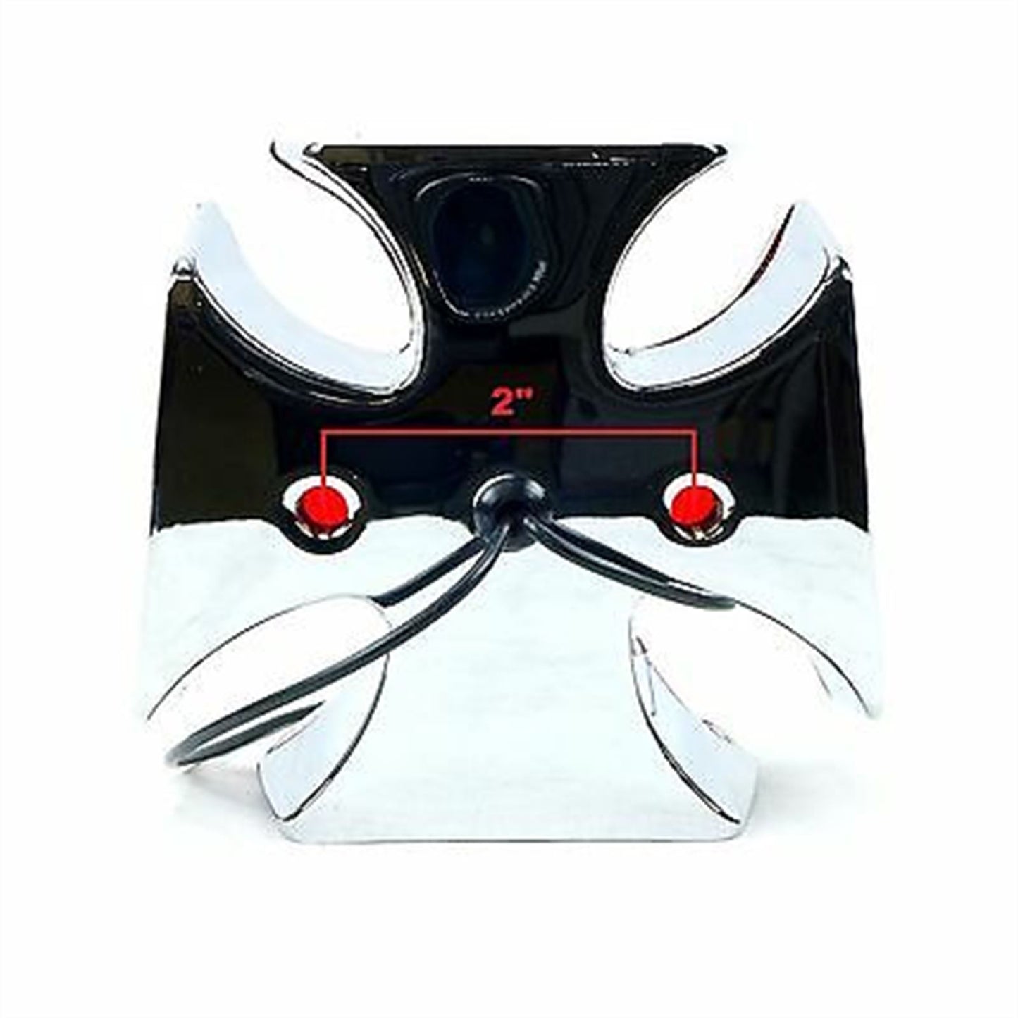 2FastMoto Maltese Cross 4" Taillight For Motorcycles Scooters ATV's 62-30350_625202