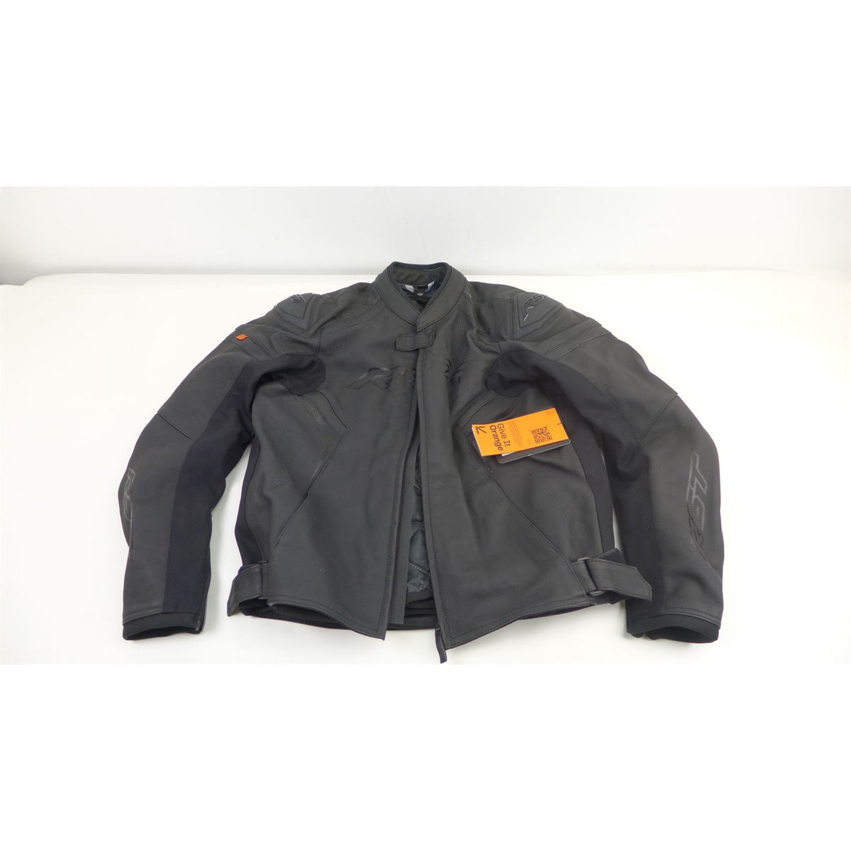 RST Moto S1 D3O Leather Jacket - Black - XL OPEN BOX [MPN: 103605BLK-46]_2741131