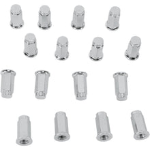 ITP 16/Pack 3/8"-24 Flat Base Chrome Lug Nuts ALUG11BX_397746