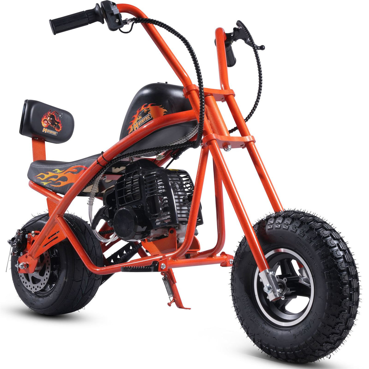 MotoTec USA 49cc Gas Mini Chopper V2 - Orange [MPN: MT-MC-V2_Orange]_2750519