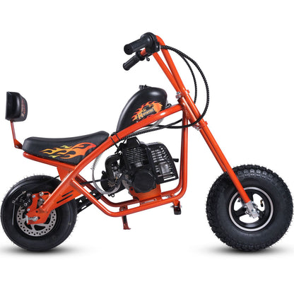 MotoTec USA 49cc Gas Mini Chopper V2 - Orange [MPN: MT-MC-V2_Orange]_2750520