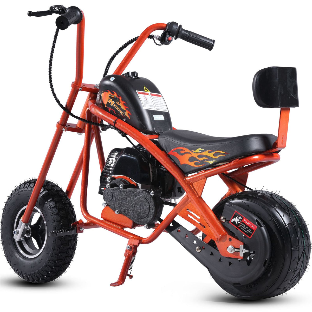MotoTec USA 49cc Gas Mini Chopper V2 - Orange [MPN: MT-MC-V2_Orange]_2750522