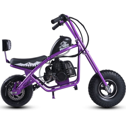 MotoTec USA MotoTec 49cc Gas Mini Chopper V2 Purple [MPN: MT-MC-V2_Purple]_2750526