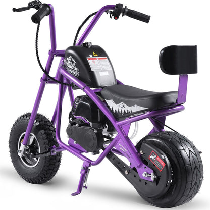 MotoTec USA MotoTec 49cc Gas Mini Chopper V2 Purple [MPN: MT-MC-V2_Purple]_2750527