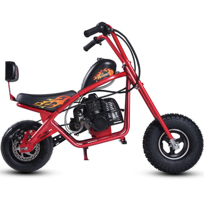 MotoTec USA MotoTec 49cc Gas Mini Chopper V2 Red [MPN: MT-MC-V2_Red]_2750532