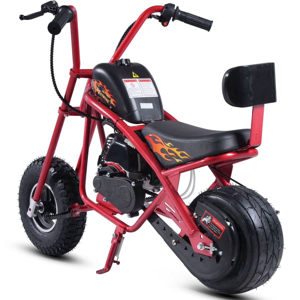 MotoTec USA MotoTec 49cc Gas Mini Chopper V2 Red [MPN: MT-MC-V2_Red]_2750534