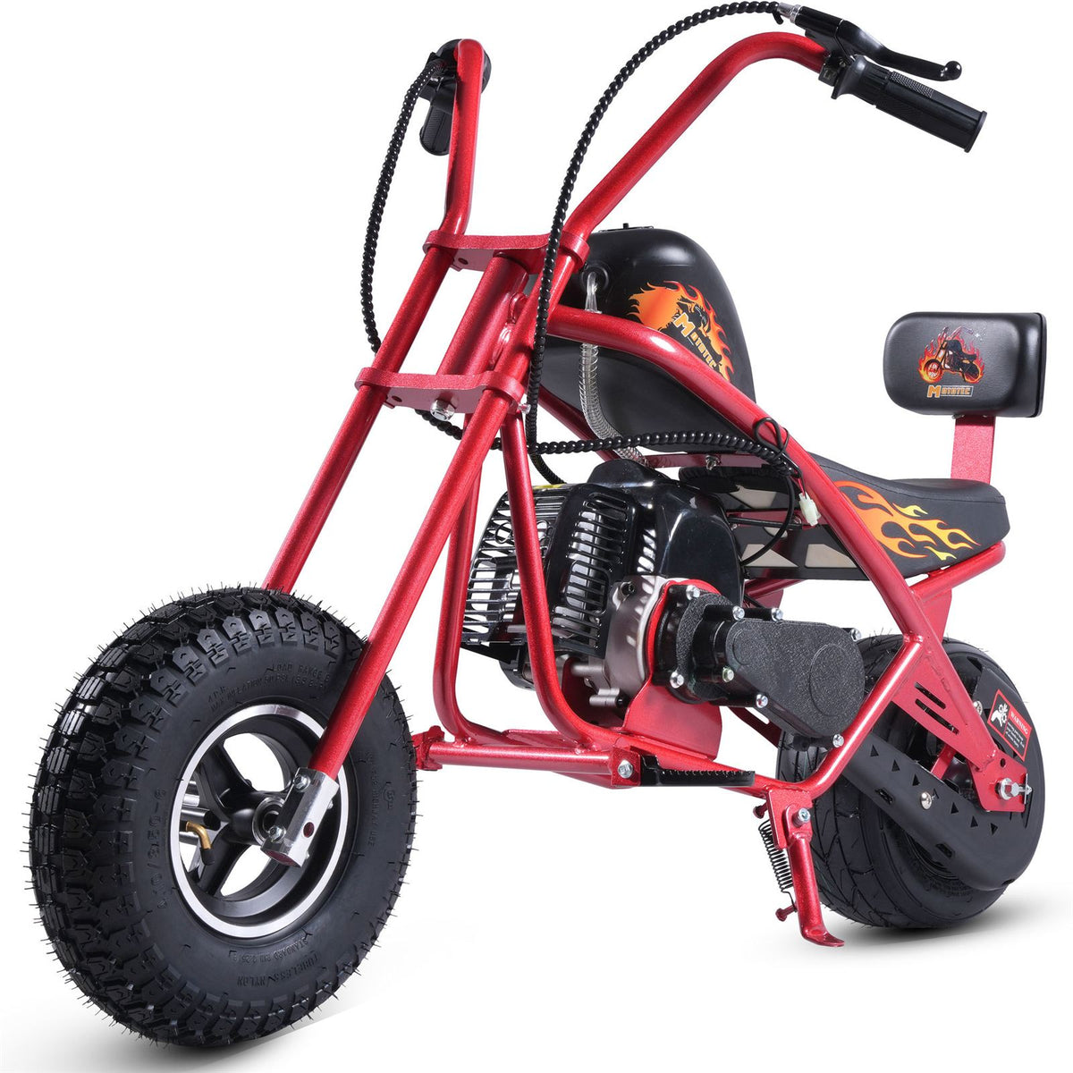MotoTec USA MotoTec 49cc Gas Mini Chopper V2 Red [MPN: MT-MC-V2_Red]_2750536