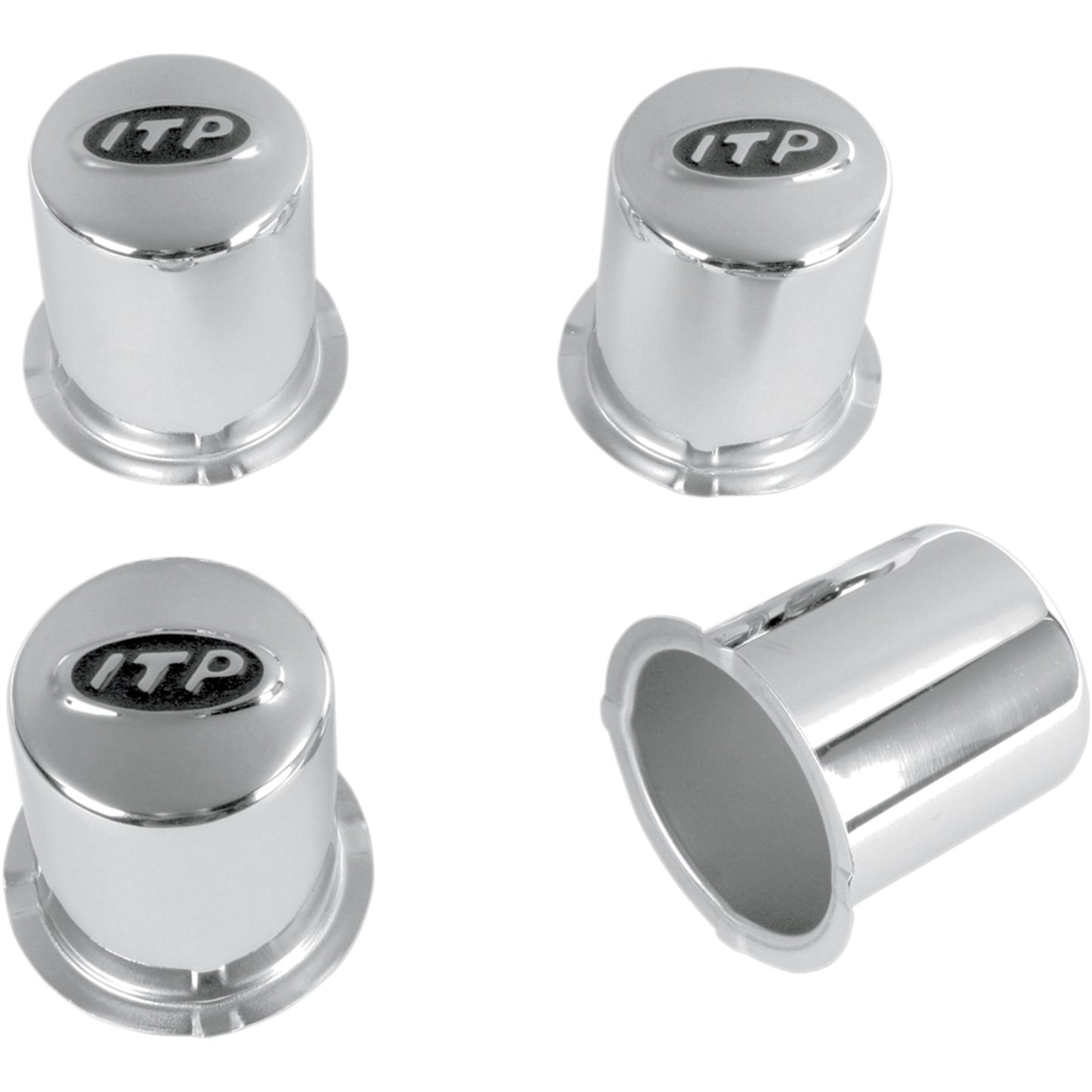 ITP Steel 4/110 Chrome Cap - 4/Pack SM1300BX_398299