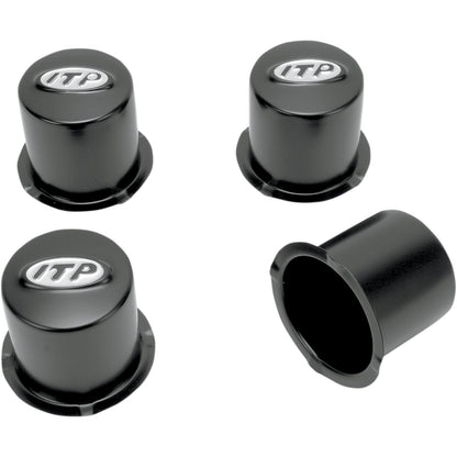 ITP Steel 4/110 Black Cap - 4/Pack SM130BBX_398300