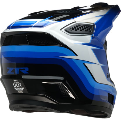 Z1R Dirt Maxx Helmet - Vortex - Blue/White_2720190