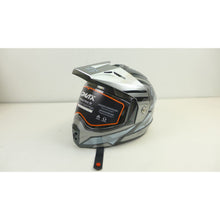 GMax MD-74 Striker Helmet w/Silver Shield - Silver/Blue - 3XL OPEN BOX [MPN: M17411079]_2741150