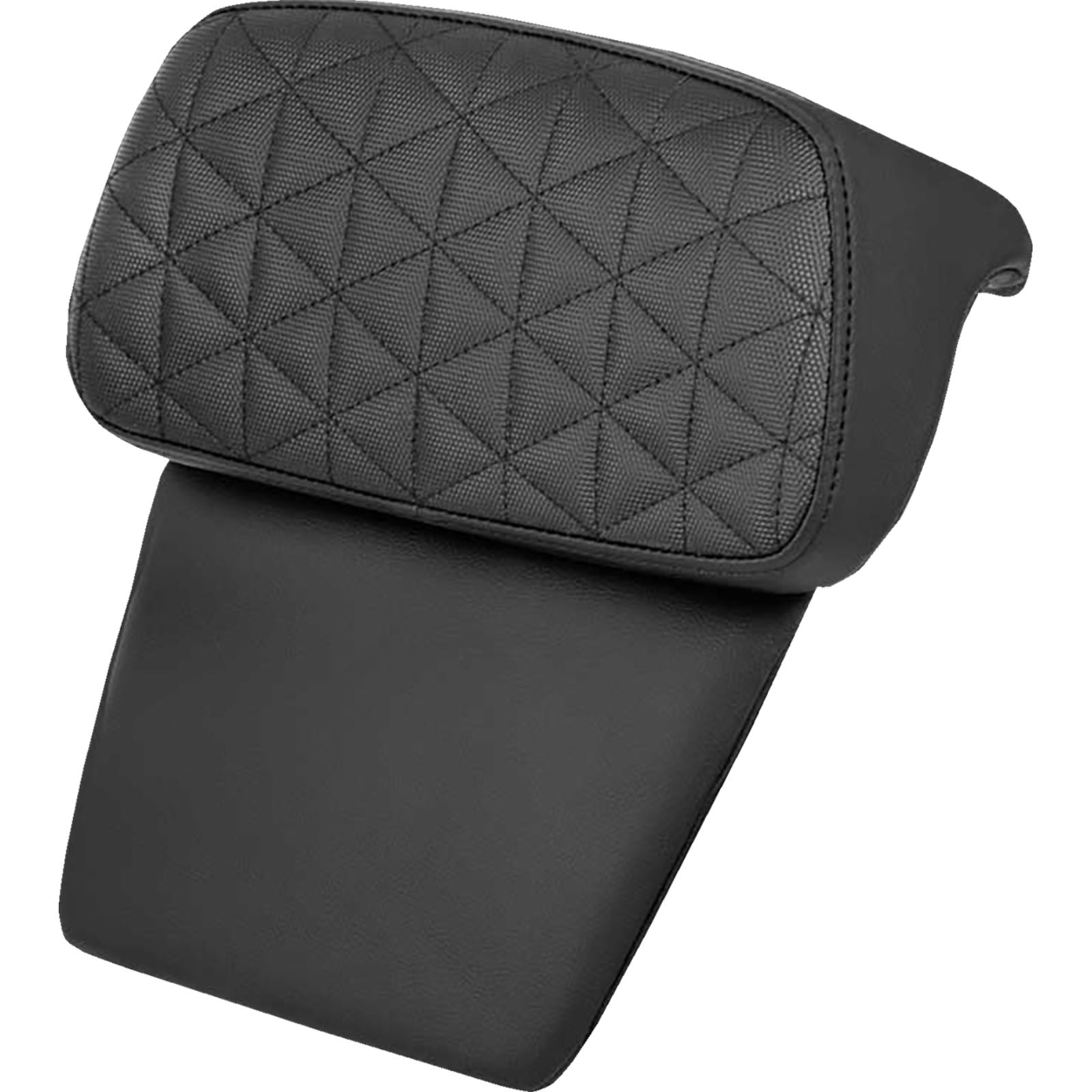 Saddlemen Chopped Tour Pak Backrest Pad - Black Stitch - FLH/FLT '14-'26 [MPN: 814-07C-18000]_2725775
