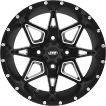 ITP Tornado Wheel - Front/Rear 15x7 - 4/156 - 4+3 Matte Black/Machined 1521958727B_215735