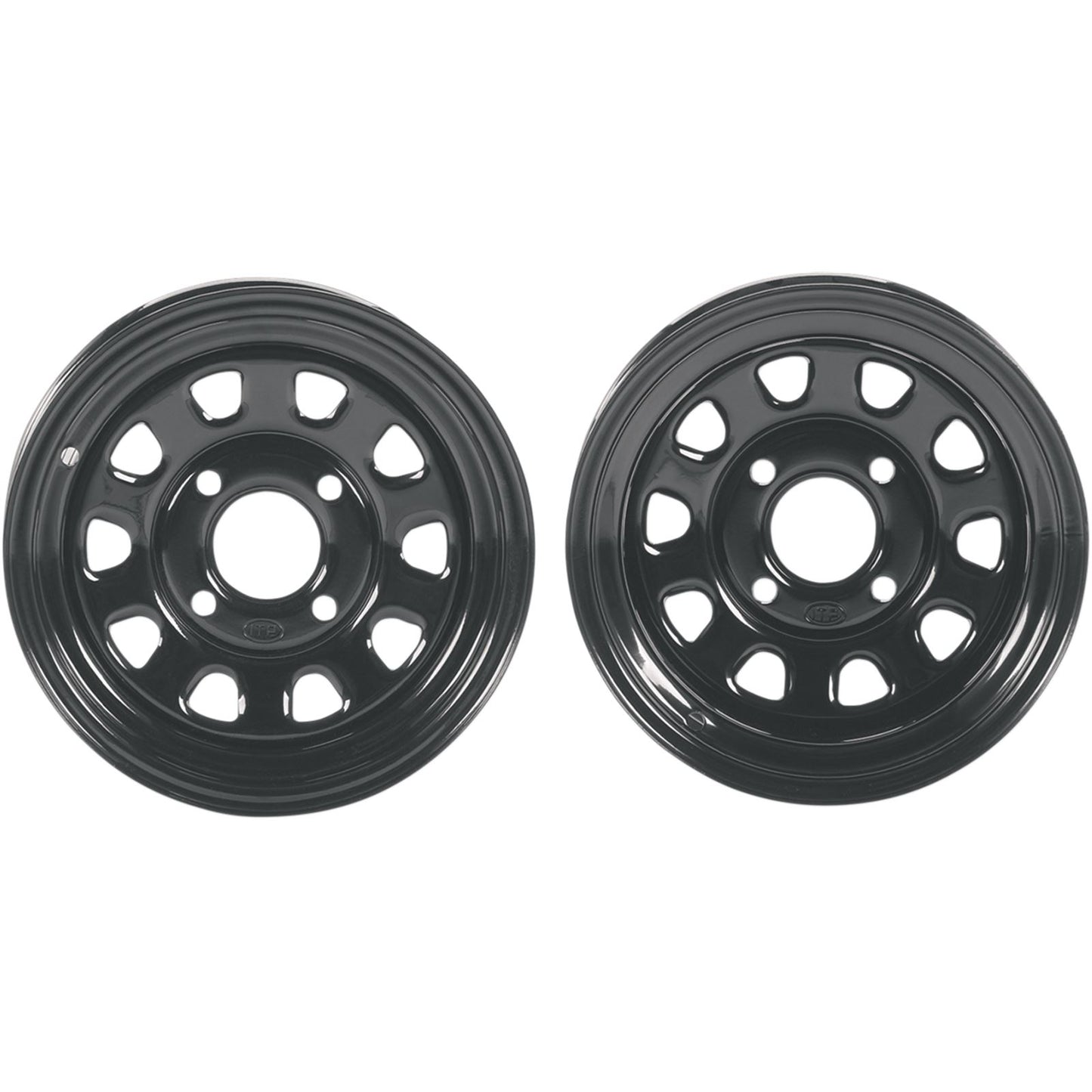 ITP Delta Steel Wheel - Front/Rear - Black - 12x7 - 4/137 - 4+3 1225571014_397982