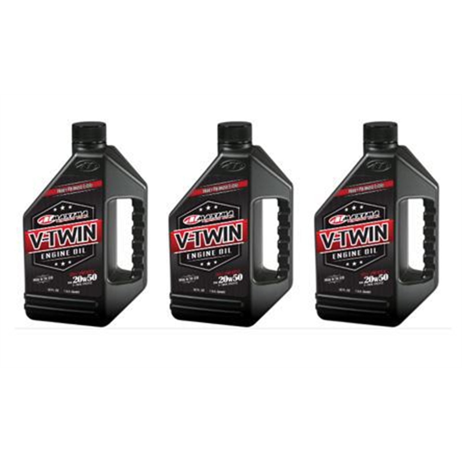 Maxima V-Twin Full Synthetic Engine Oil 20W-50 - 32oz PACK OF 3 [MPN: 30-11901]_2727078
