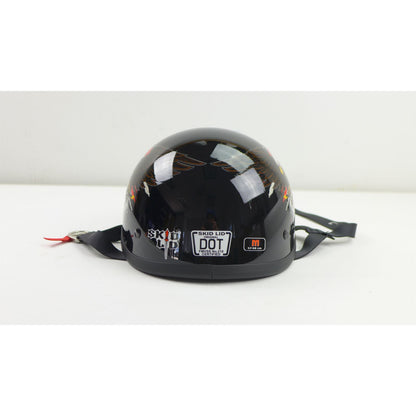 Biker's Choice Skid Lid Freedom Eagle Helmet - Black - Medium OPEN BOX [MPN: 649532]_2765053