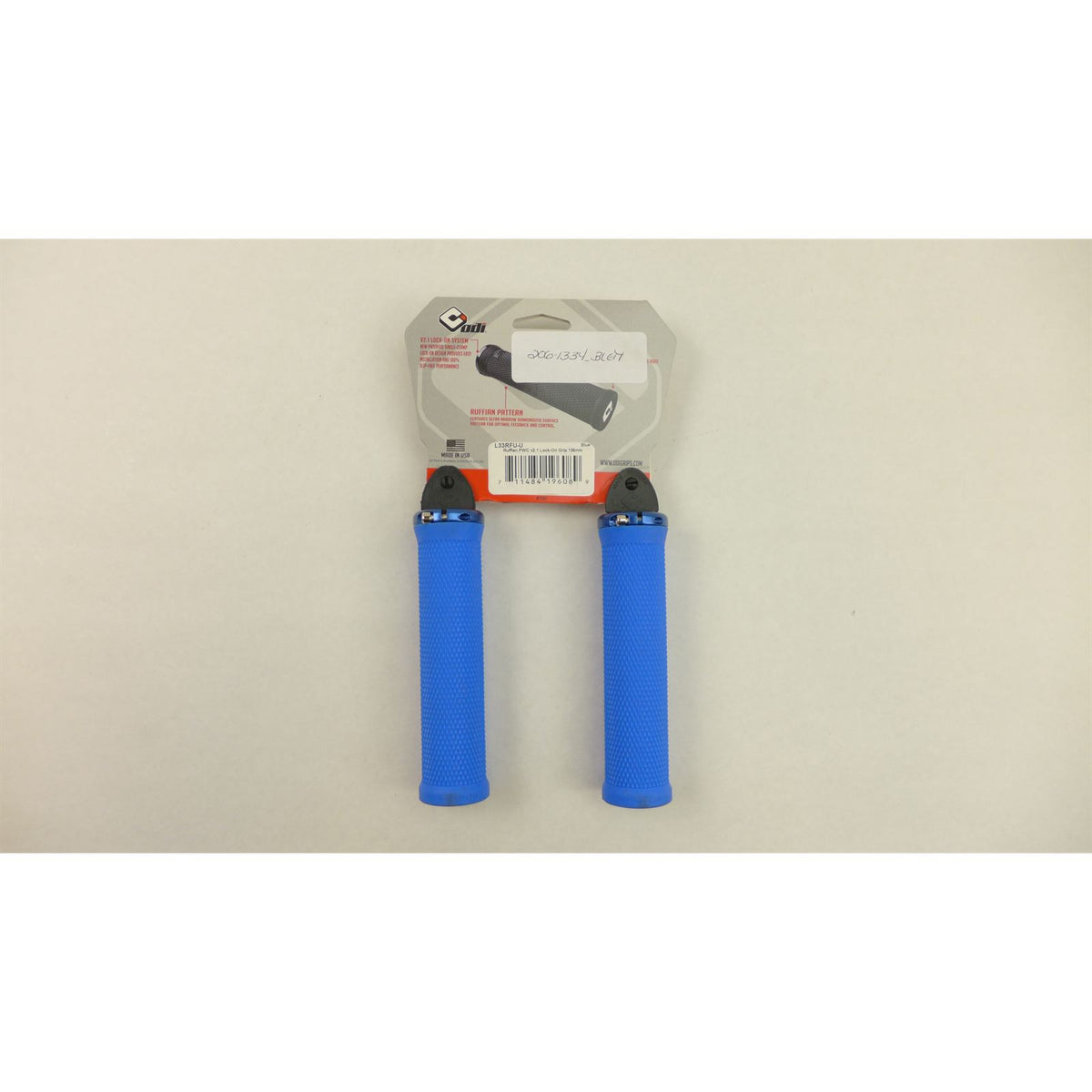 ODI Ruffian 2.1 Lock-On Grips - PWC - Medium Blue/Blue OPEN BOX [MPN: L33RFU-U]_2765047