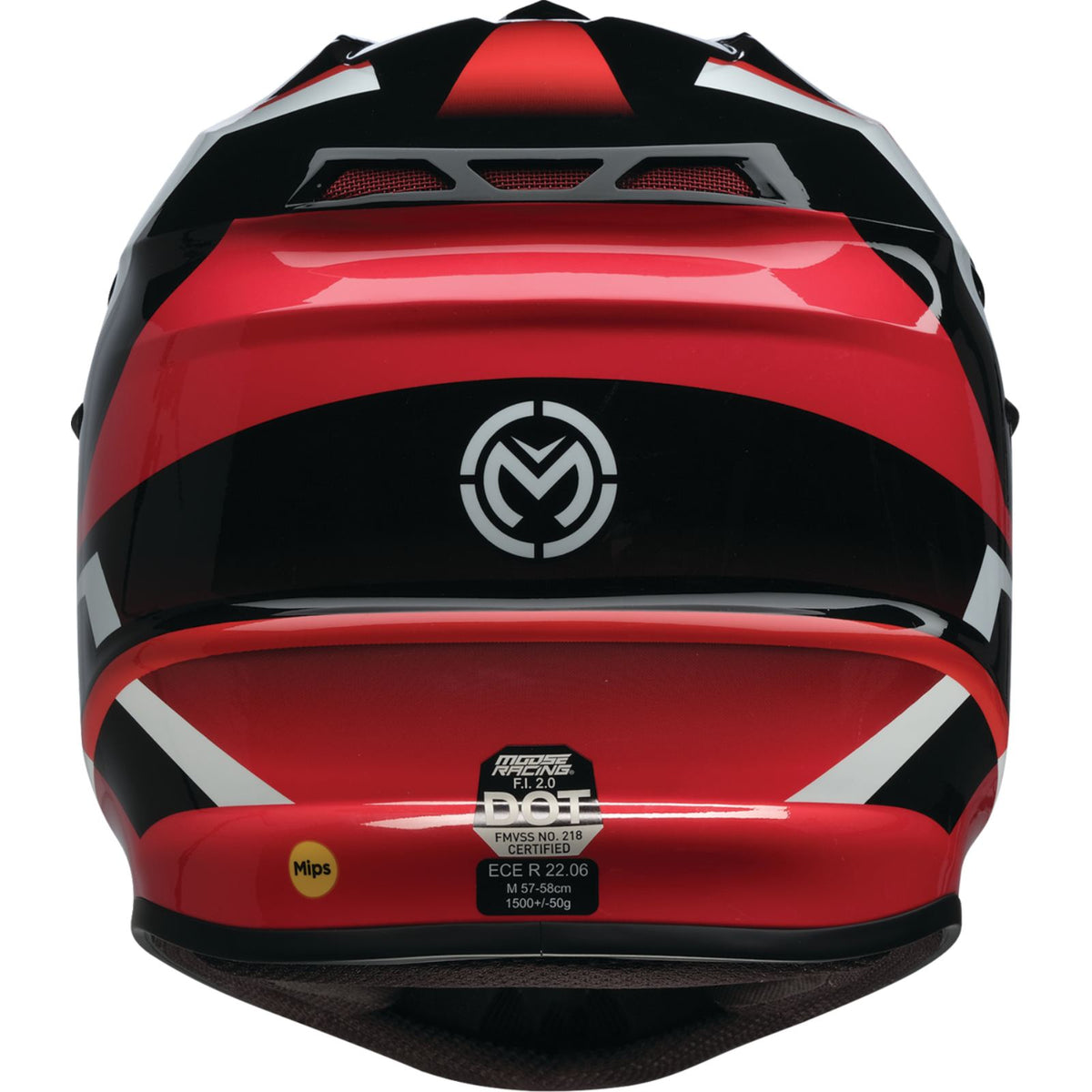 Moose Offroad F.I. 2.0 Helmet - Boreal - MIPS® - Red_2737830