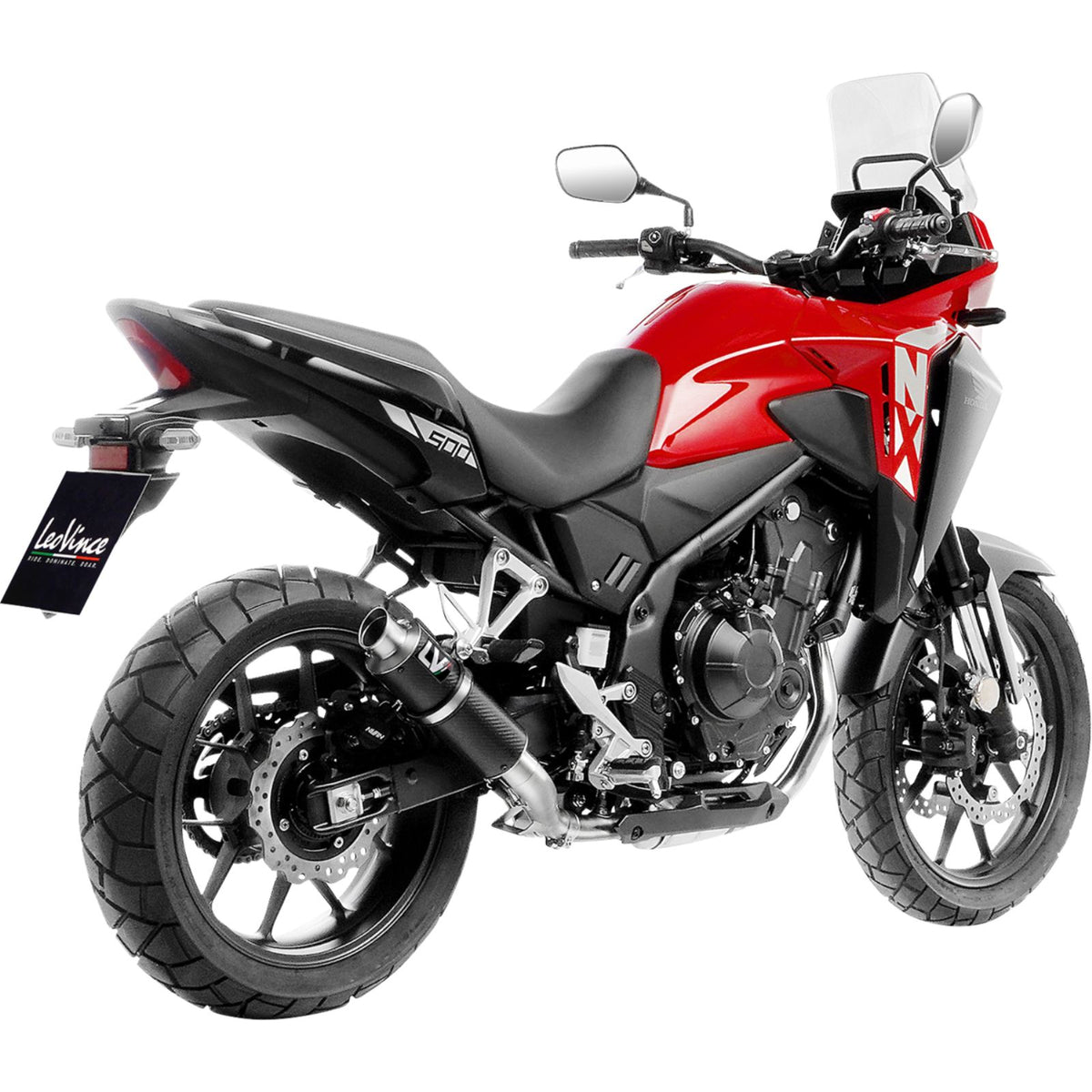 LeoVince GP Corsa Slip-On Muffler for CB/R/Hornet/NX500 [MPN: 15506U]_2737762
