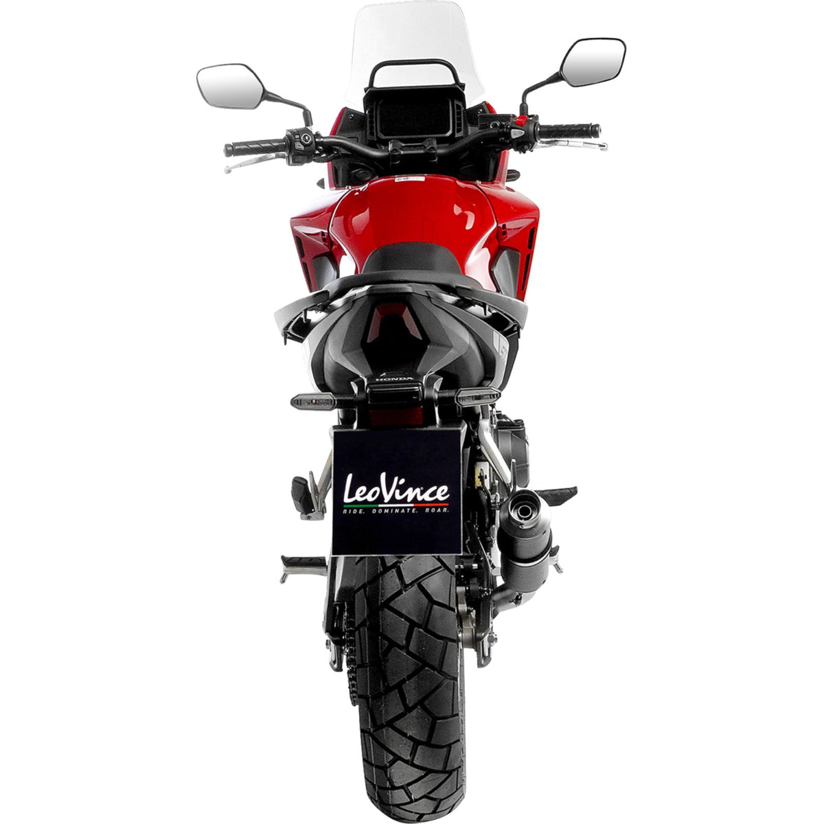 LeoVince GP Corsa Slip-On Muffler for CB/R/Hornet/NX500 [MPN: 15506U]_2738156