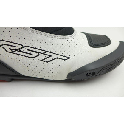 RST Moto Tractech EVO D3O Short Boots - Black/White - US Size 14 OPEN BOX [MPN: 103697WHI-48]_2765086