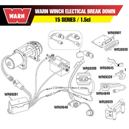 Warn Replacement Remote Control [MPN: 64849]_596206