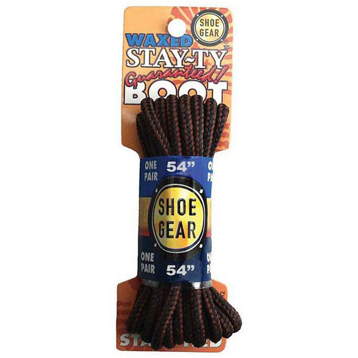 Shoe Gear Waxed Boot Laces - 54" - Brown/Black [MPN: 311-14]_2741067