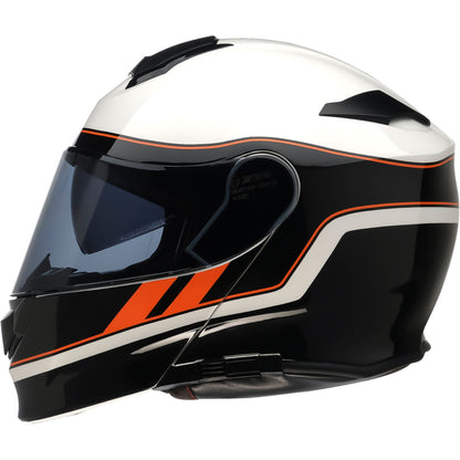 Z1R Solaris 2.0 Modular Helmet - Opus - Black/White/Orange_2741246