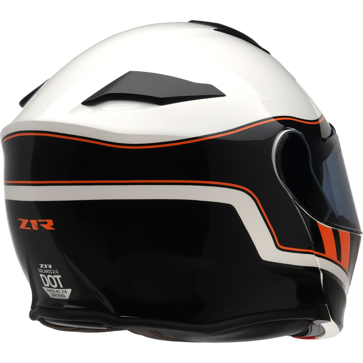 Z1R Solaris 2.0 Modular Helmet - Opus - Black/White/Orange_2742672