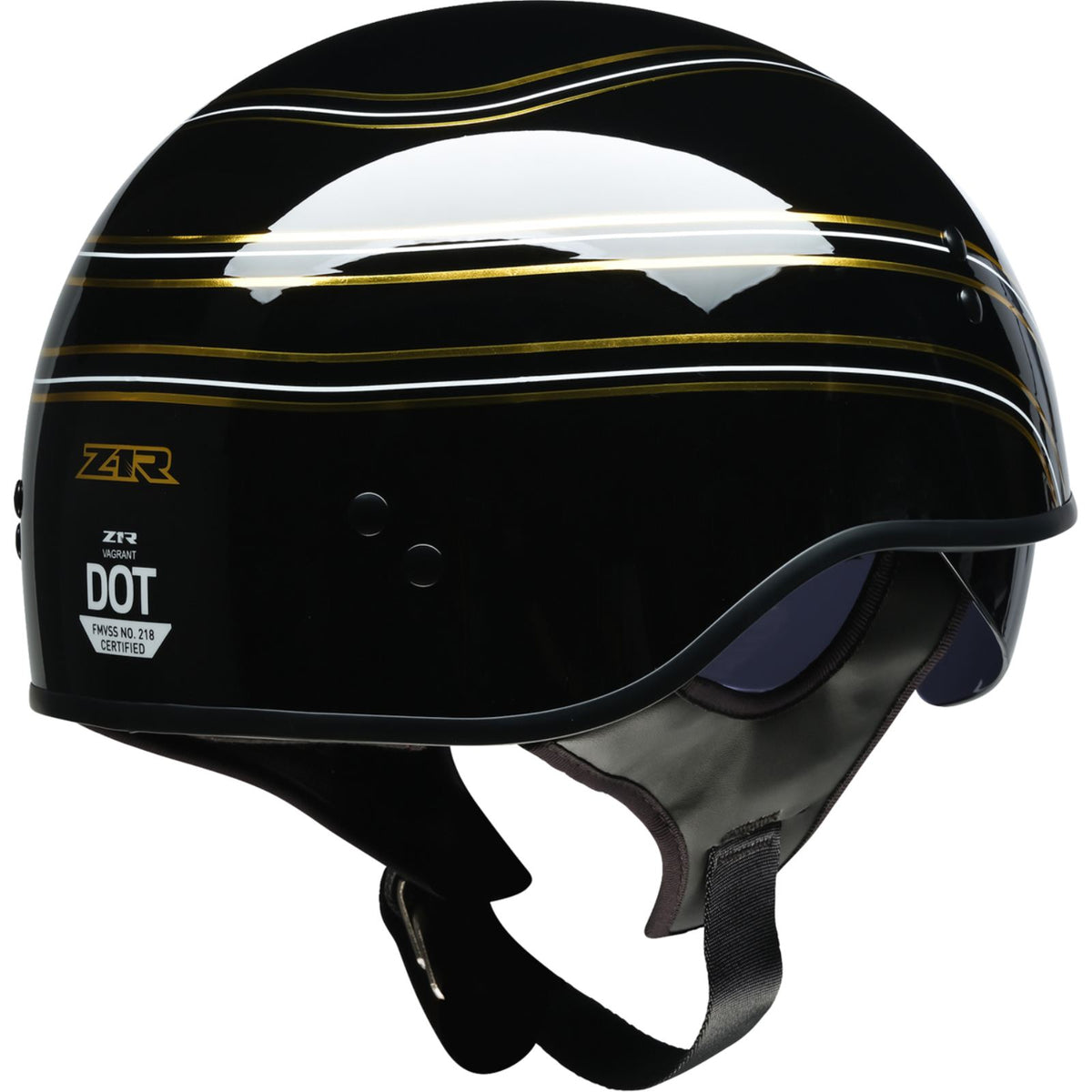 Z1R Vagrant Helmet - Varsity - Black/Gold_2742590