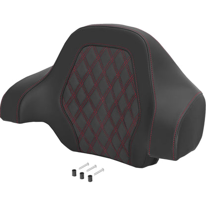 Saddlemen Deluxe Tour Pack Sissy Bar Pad - Lattice Stitch - Red [MPN: 071018404]_2742325