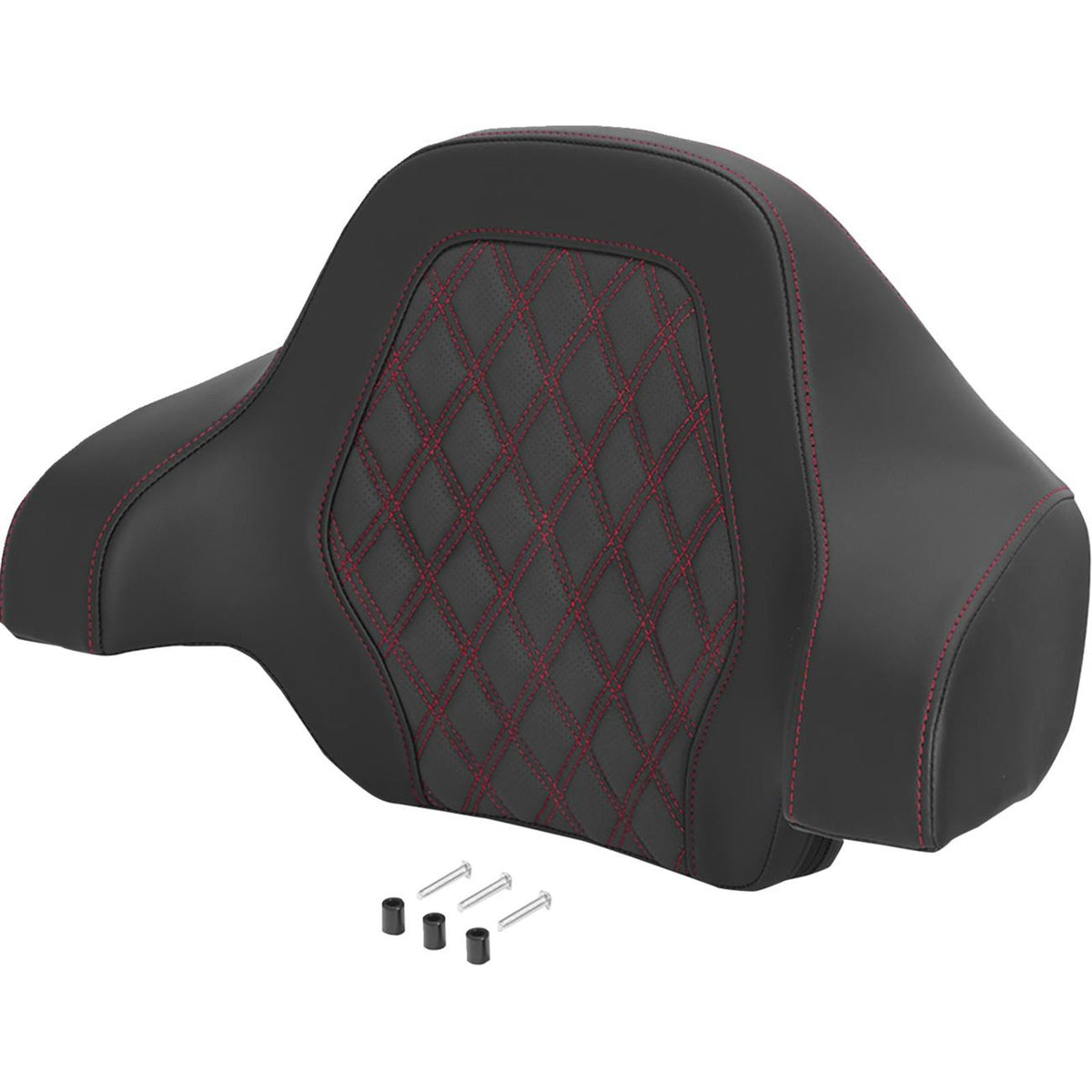 Saddlemen Deluxe Tour Pack Sissy Bar Pad - Lattice Stitch - Red [MPN: 071018404]_2743951