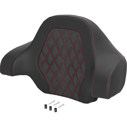 Saddlemen Deluxe Tour Pack Sissy Bar Pad - Lattice Stitch - Red [MPN: 071018404]_2743951