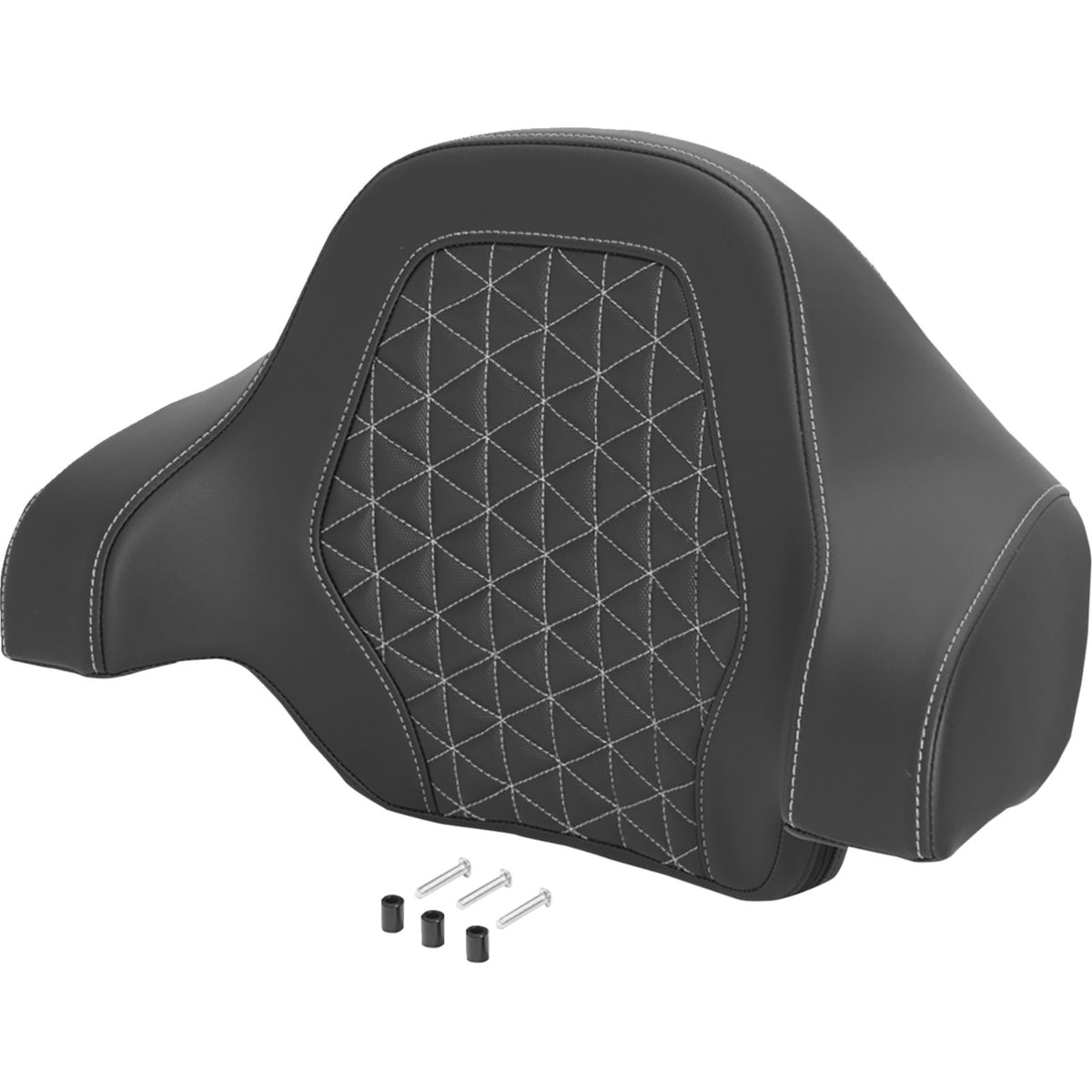 Saddlemen Deluxe Tour Pack Sissy Bar Pad - Tri Gripper - Silver [MPN: 071021105]_2742199