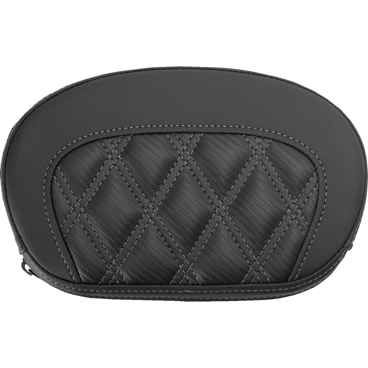Saddlemen Mini Contour Sissy Bar Pad - Lattice - Carbon Fiber - Gray Stitch [MPN: 061020702]_2746680
