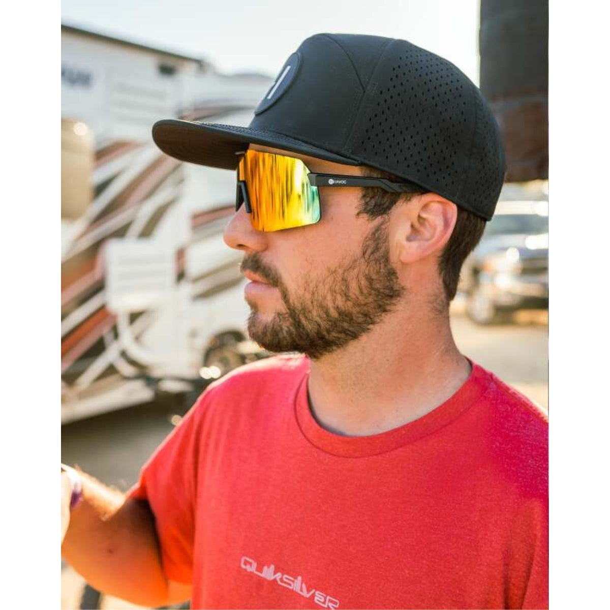 Havoc Raptor Polarized Sunglasses - Red [MPN: SN-RAPRED]_2752515