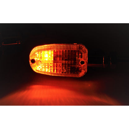 2FastMoto Mini Stalk Mark II Turn Signals Clear Lens - Chrome - Fits Most Cruisers 20-2131_938702