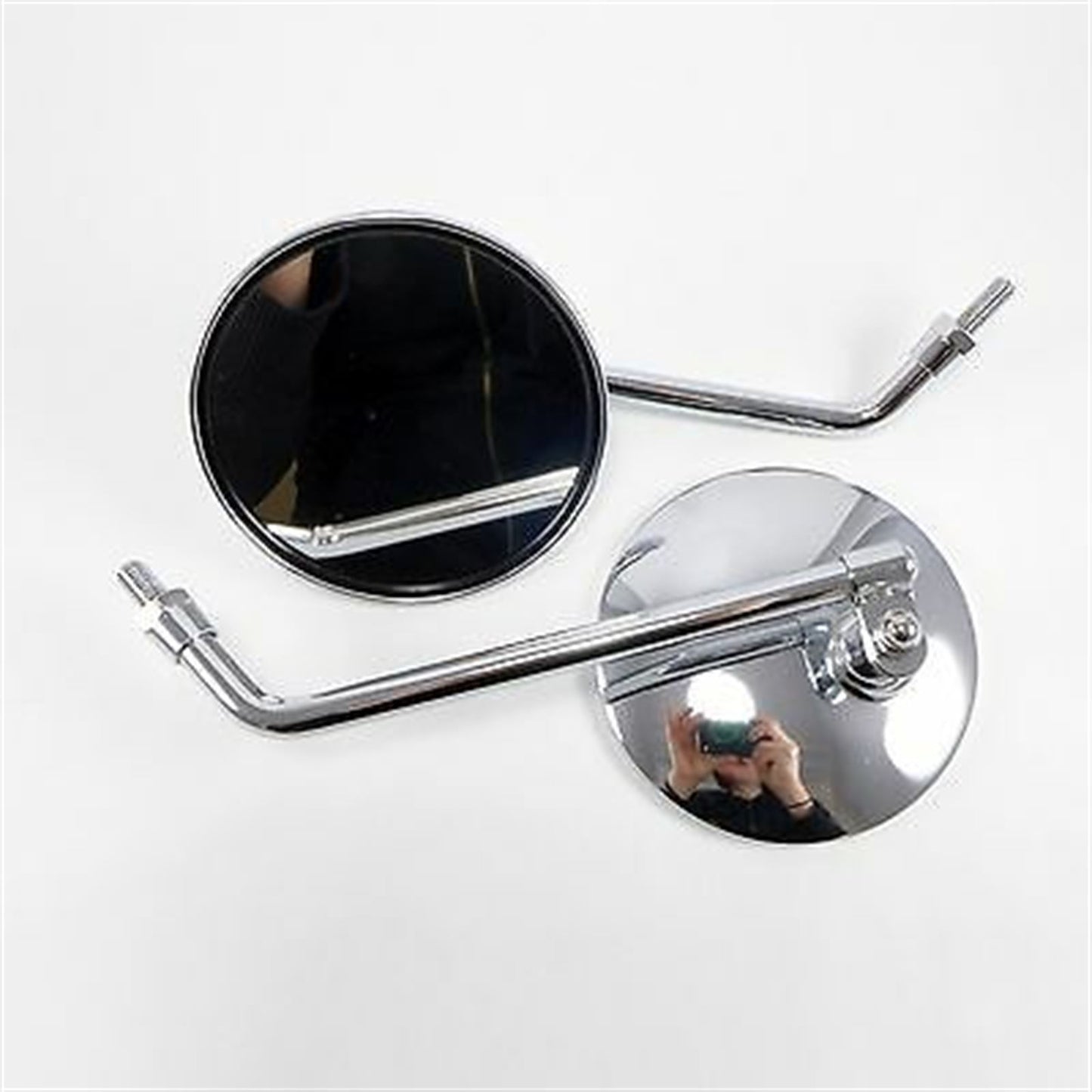 2FastMoto 8mm Mirror Pair Fits Honda Suzuki C70 CA95 FA50 FS50 FZ50 20-42408x2_648833