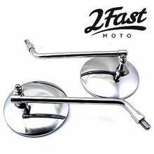 2FastMoto 10mm Chrome Mirror Pair for Honda/Suzuki Models 1965-2013 20-42410x2_625196