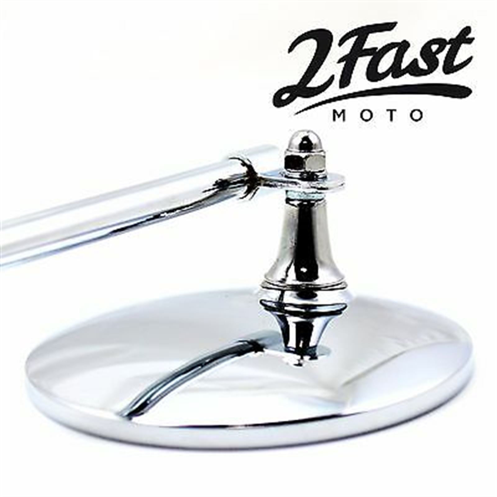 2FastMoto 10mm Chrome Mirror Pair for Honda/Suzuki Models 1965-2013 20-42410x2_625215