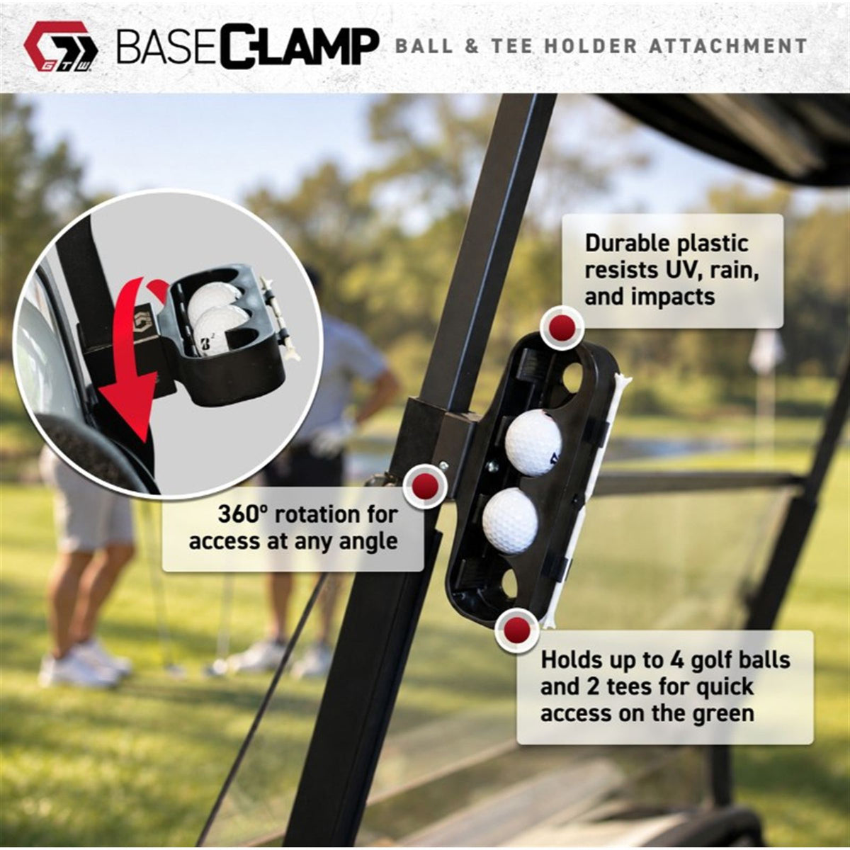 GTW BaseClamp Ball and Tee Holder [MPN: 03-332]_2764548