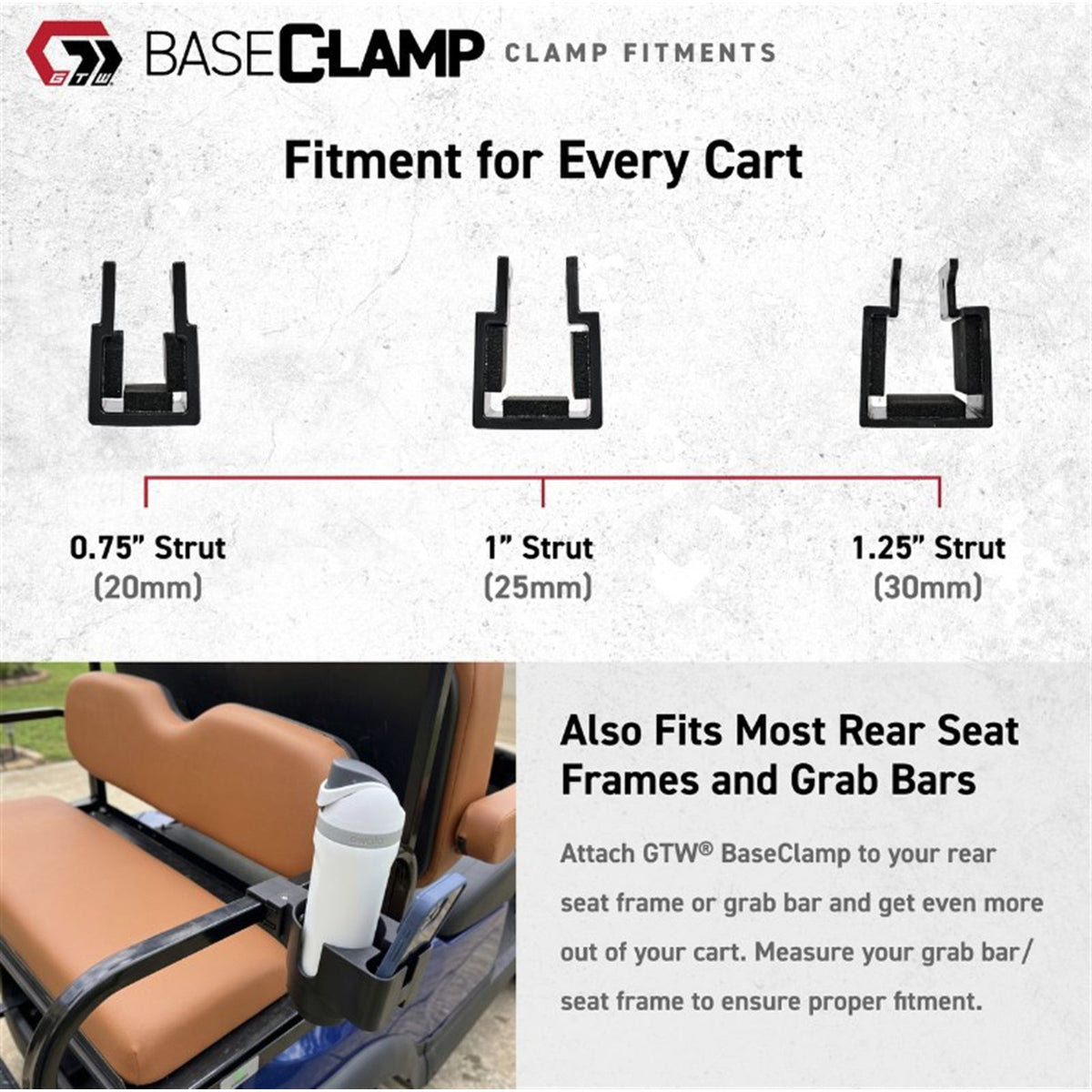 GTW BaseClamp Mounting Clamp (0.75 Inch) [MPN: 03-329]_2760232
