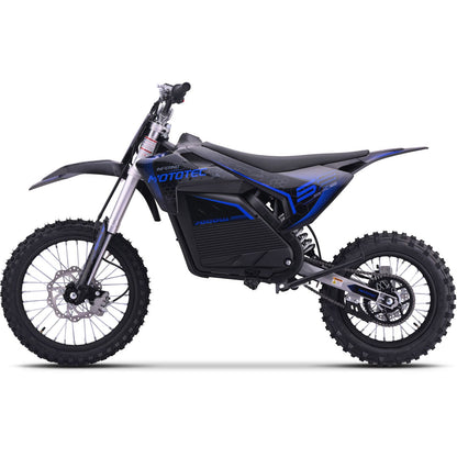 MotoTec USA 72v 7000w Pro Electric Dirt Bike Lithium - Blue [MPN: MT-Dirt-Pro-7000_Blue]_2764652