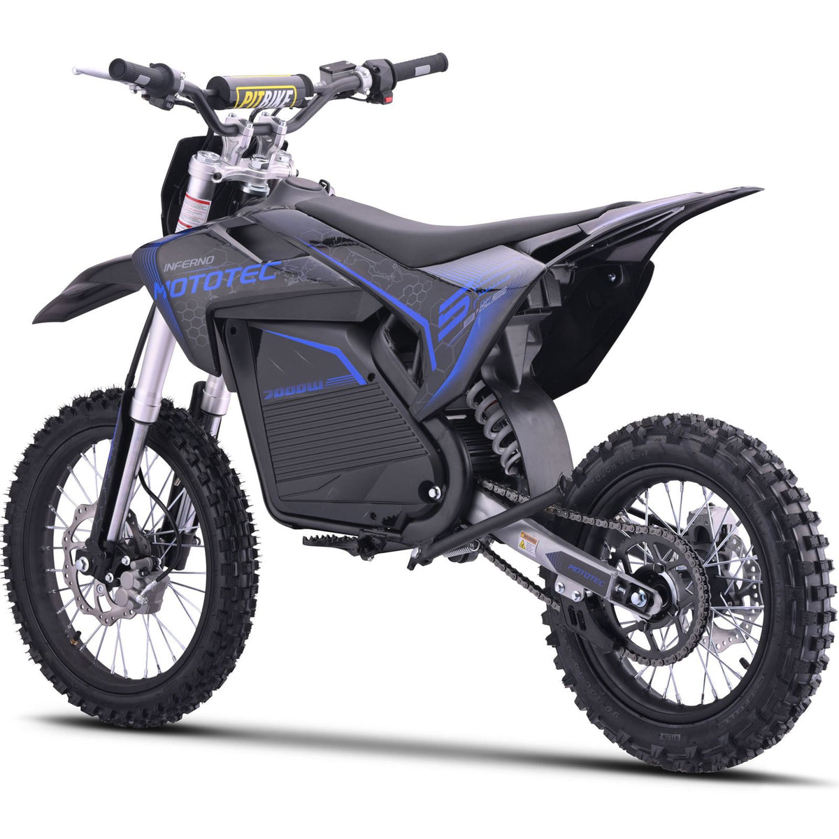 MotoTec USA 72v 7000w Pro Electric Dirt Bike Lithium - Blue [MPN: MT-Dirt-Pro-7000_Blue]_2764654