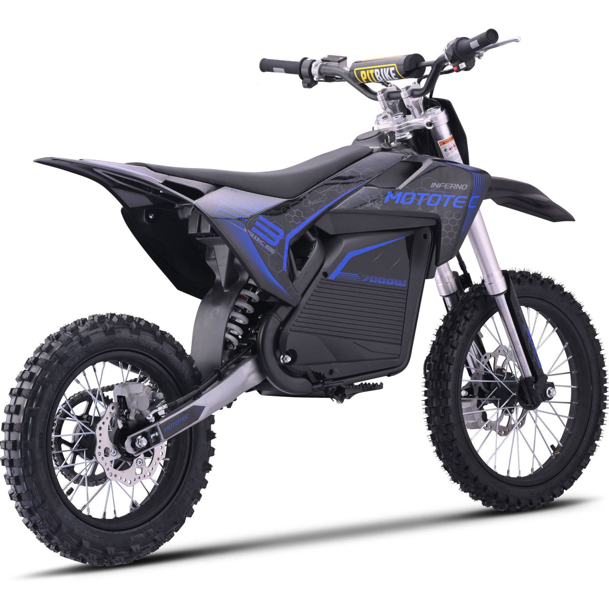 MotoTec USA 72v 7000w Pro Electric Dirt Bike Lithium - Blue [MPN: MT-Dirt-Pro-7000_Blue]_2764655
