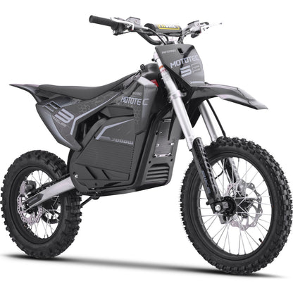 MotoTec USA 72v 7000w Pro Electric Dirt Bike Lithium - Grey [MPN: MT-Dirt-Pro-7000_Grey]_2764657