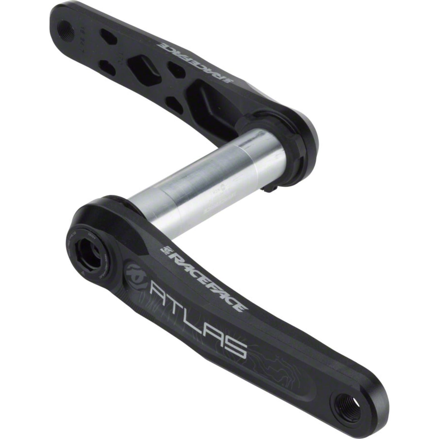 Race Face Atlas Crank Arms - 165mm Black - For 68mm or 73mm BB Shell [MPN: CK16AA165BLK]_1289645