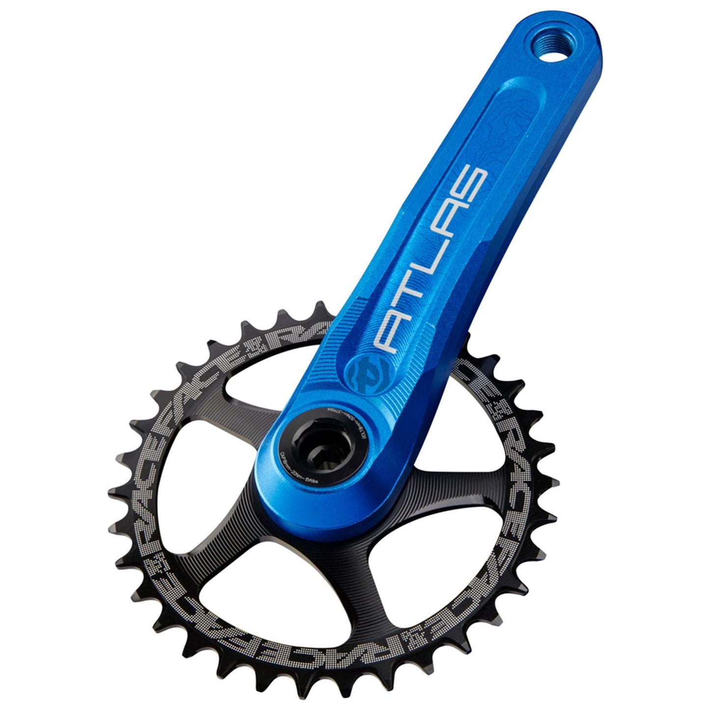 Race Face Atlas Crankset - 170mm - Direct Mount - Blue  [MPN: CK16AA170BLU]_216793