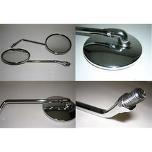 2FastMoto Chrome Mirror Set 10mm Thread for Honda/Kawasaki /Suzuki Models 21-3125_624152